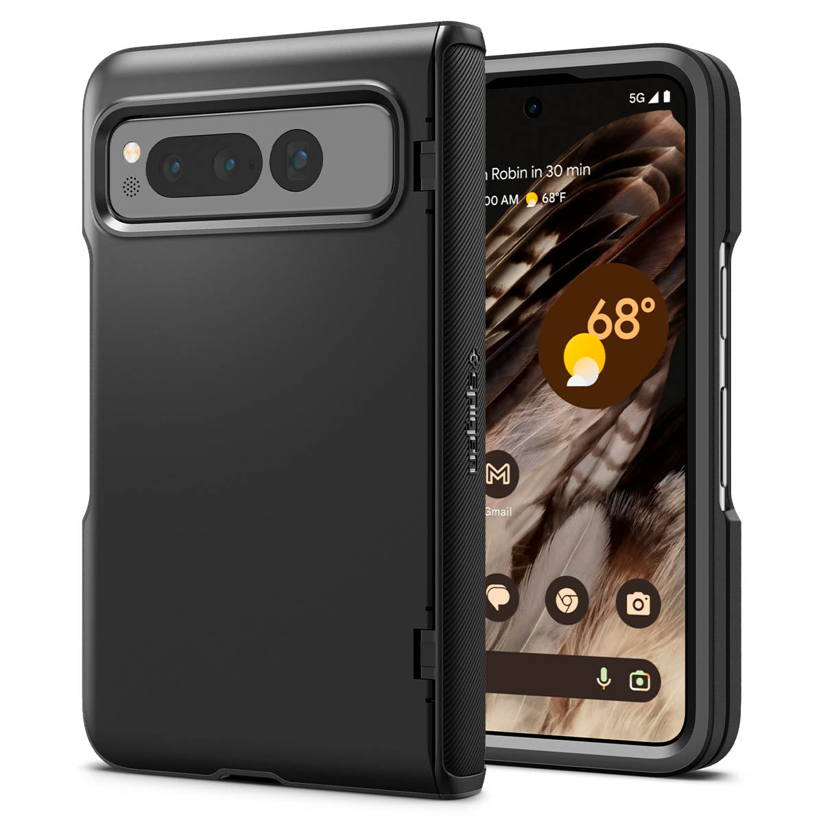 Google Pixel Fold Slim Armor Pro Case Black