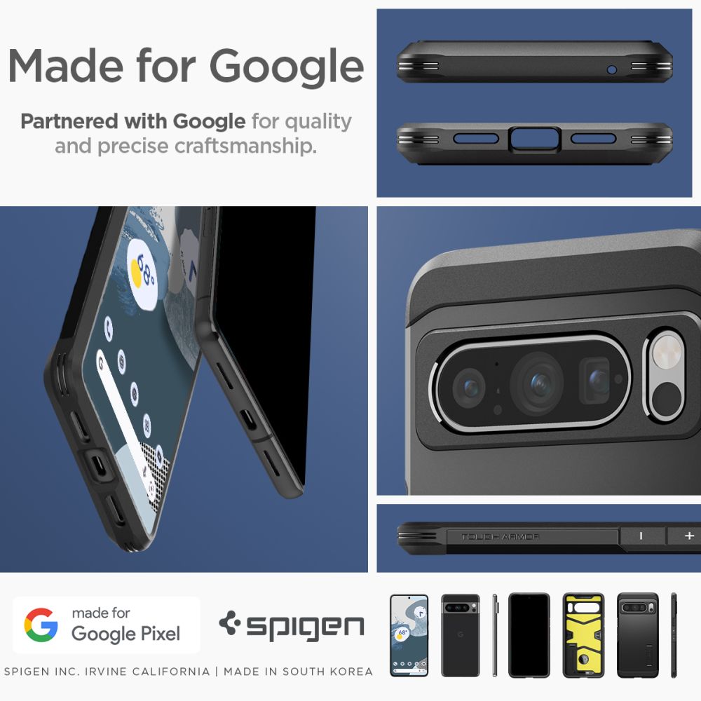 Google Pixel 8 Pro Case Tough Armor Black