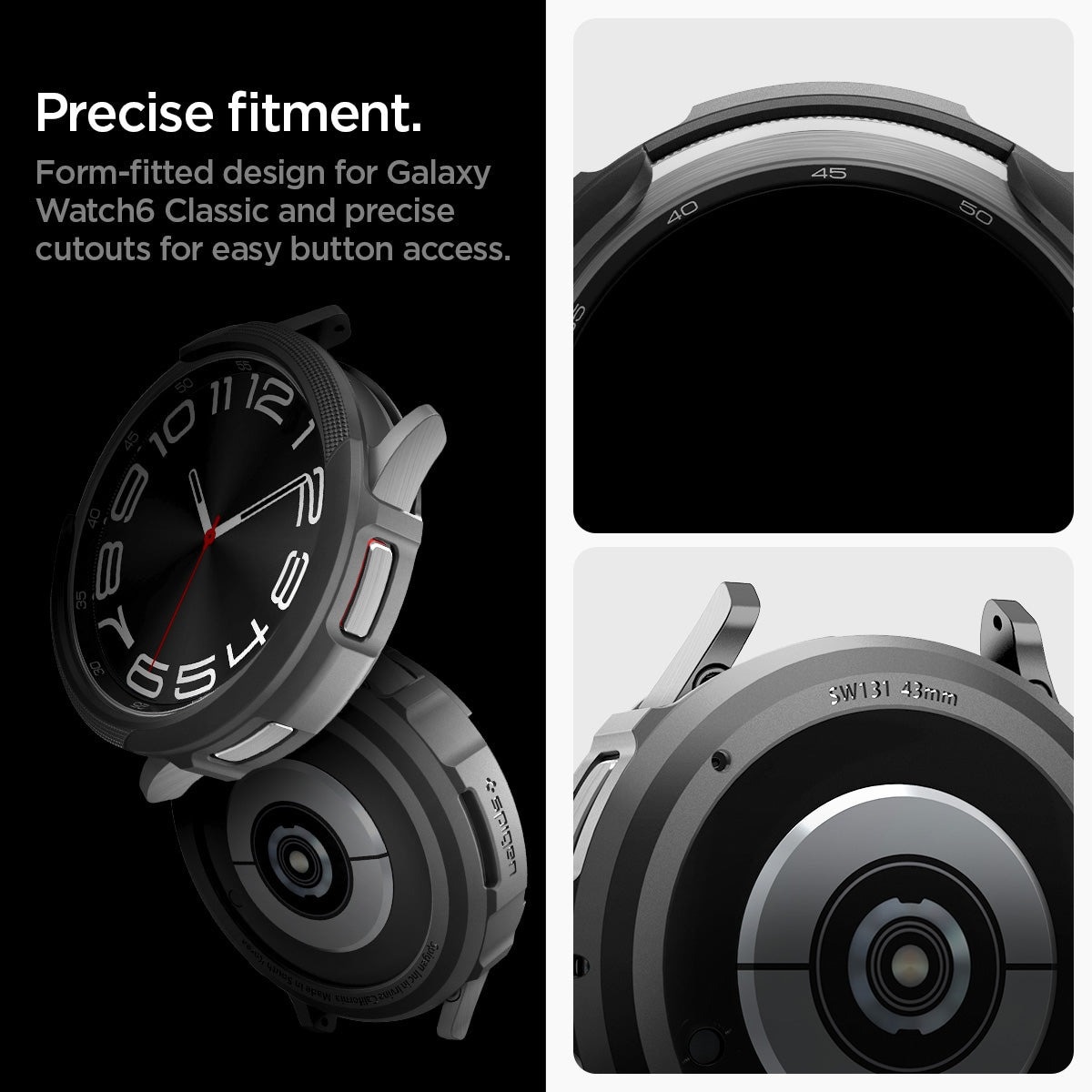 Samsung Galaxy Watch 6 Classic 43mm Kuori Liquid Air musta