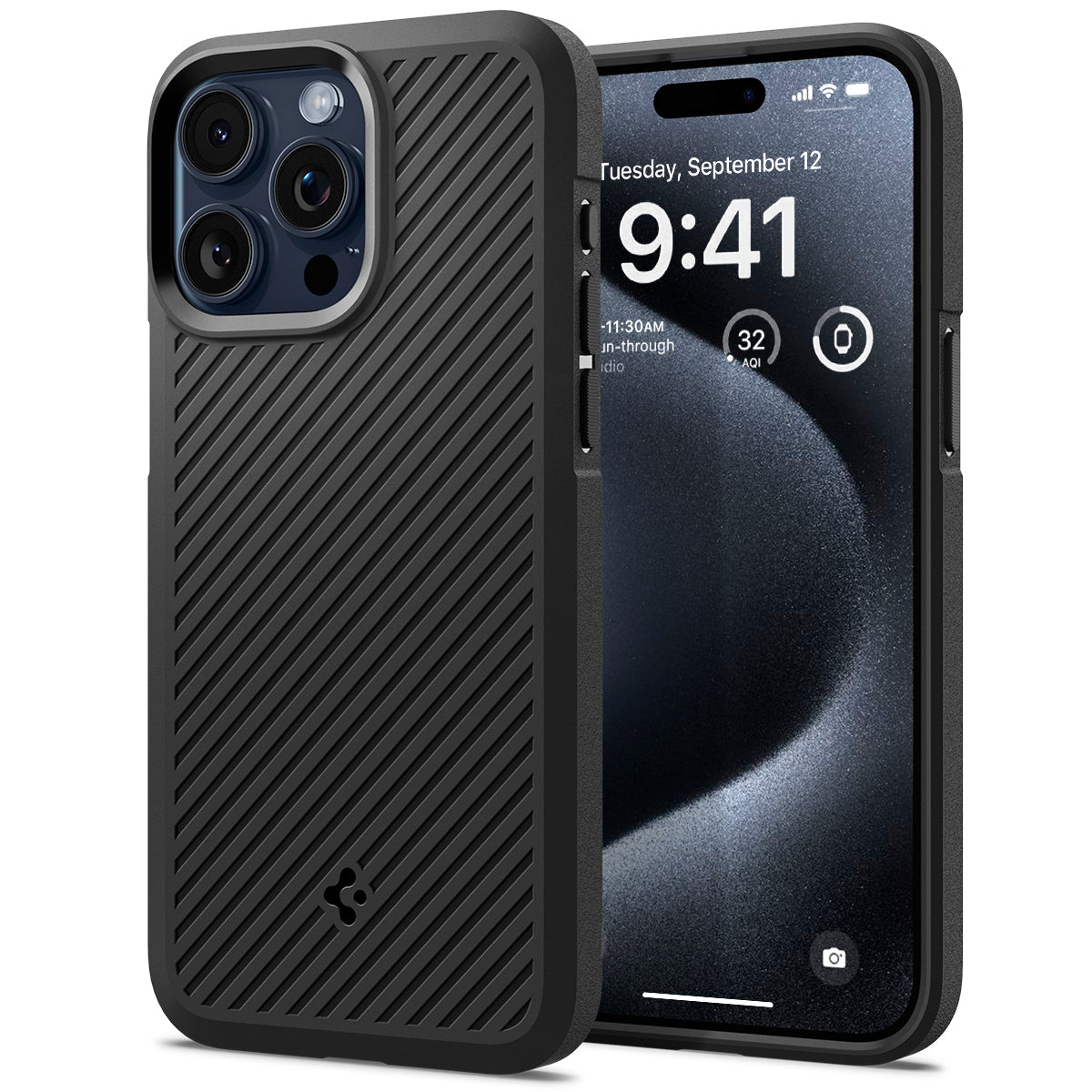 iPhone 15 Pro Max Case Core Armor Matte Black