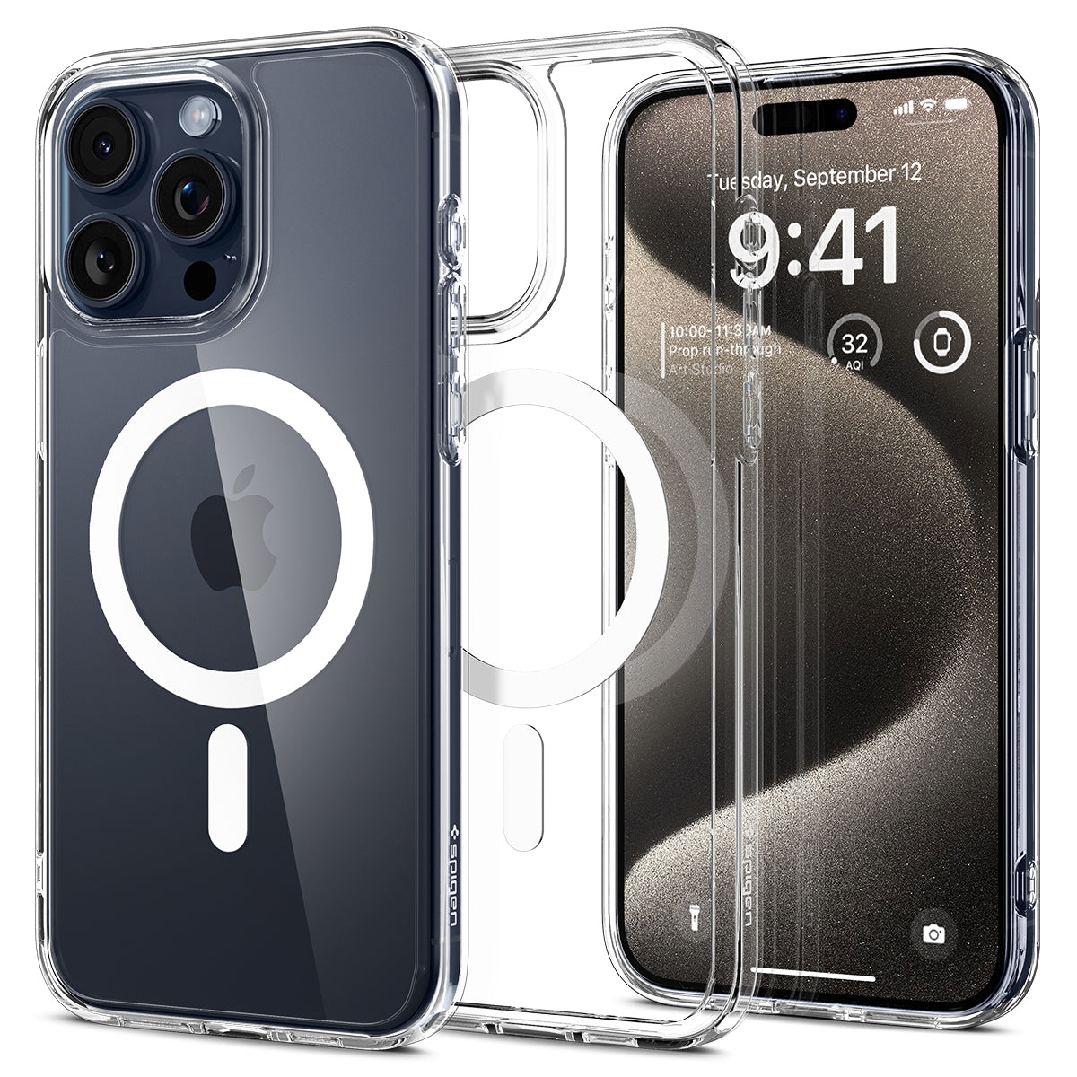 Case Ultra Hybrid MagSafe iPhone 15 Pro Max White
