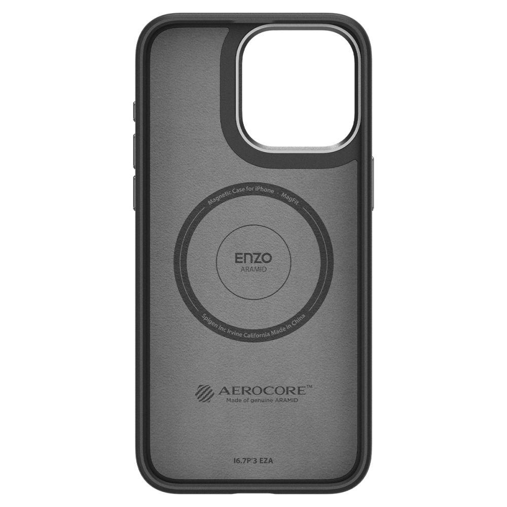iPhone 15 Pro Max Kuori Enzo Aramid MagSafe Black