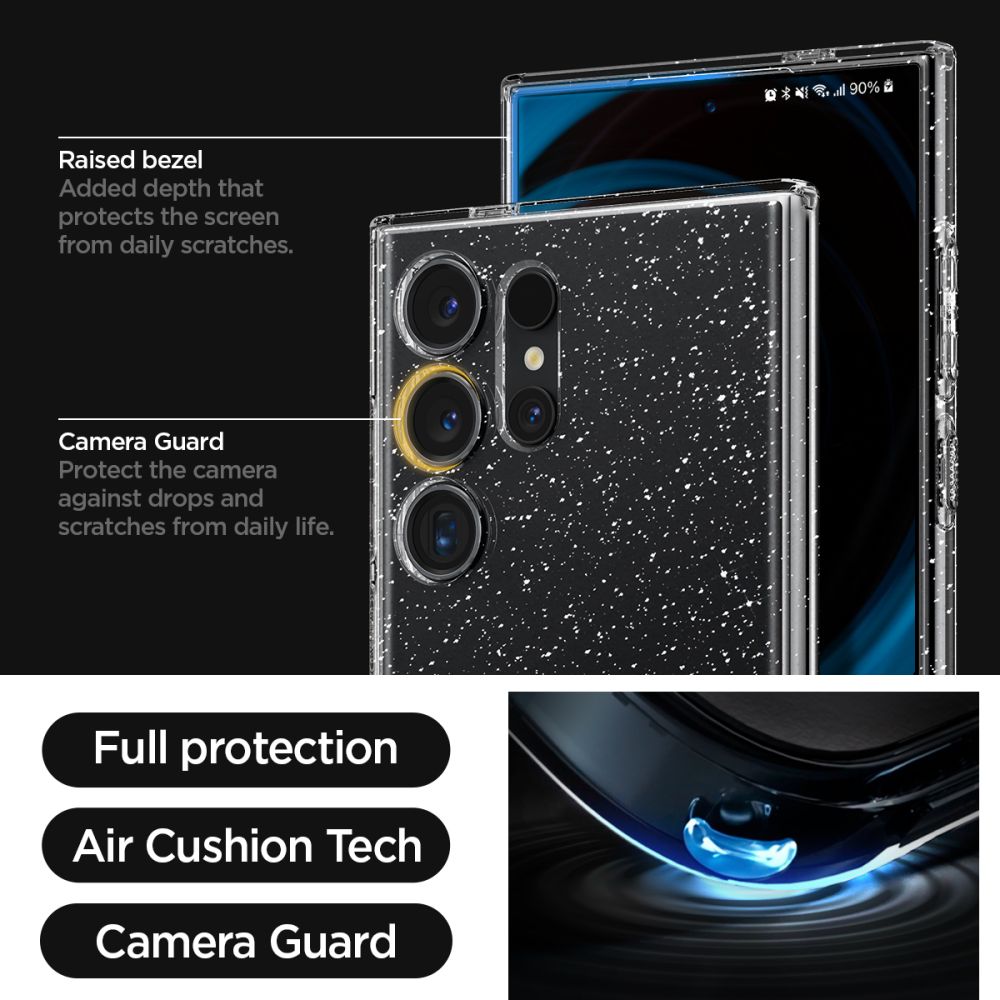 Samsung Galaxy S24 Ultra Case Liquid Crystal Glitter Crystal