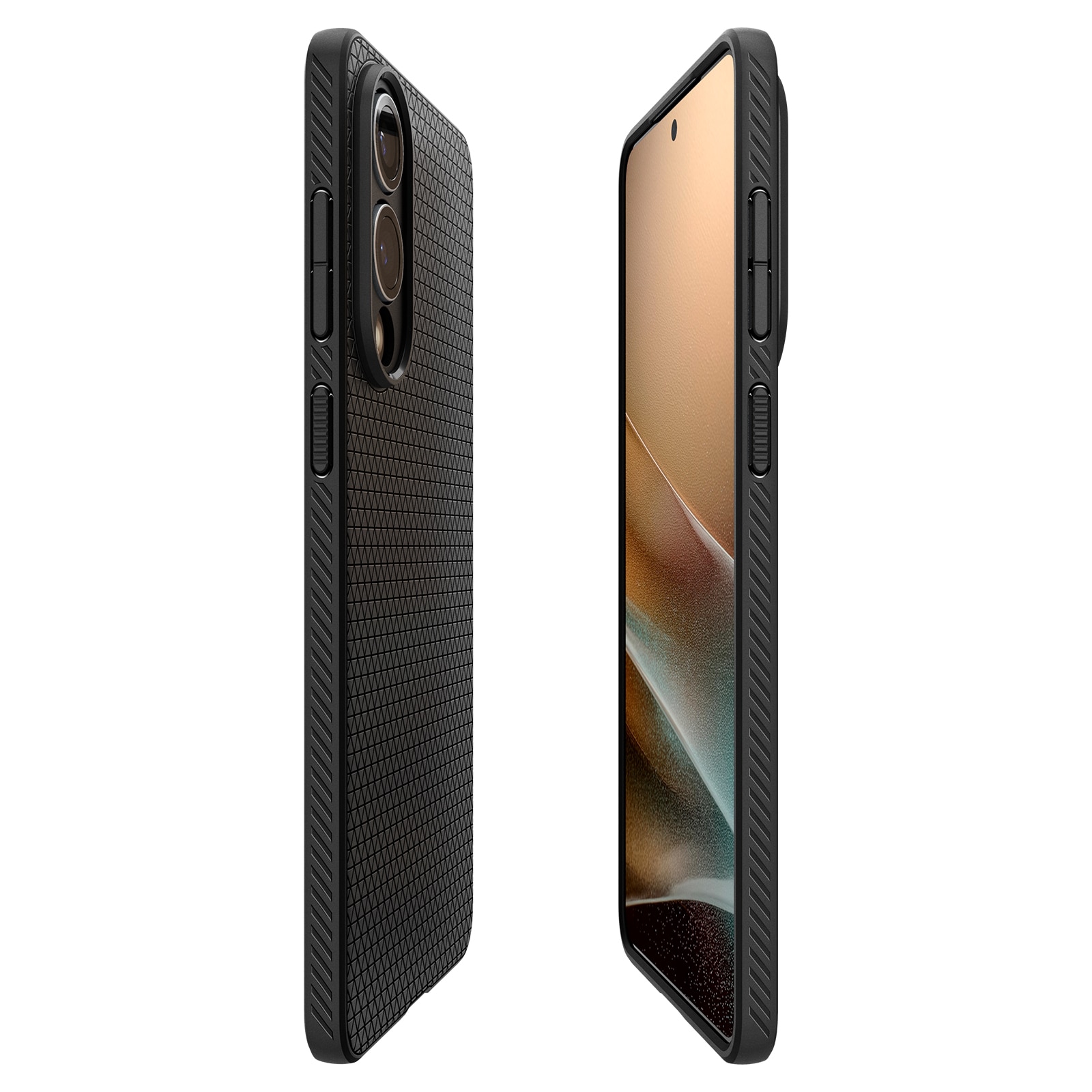 Samsung Galaxy S25 Edge Case Liquid Air Matte Black