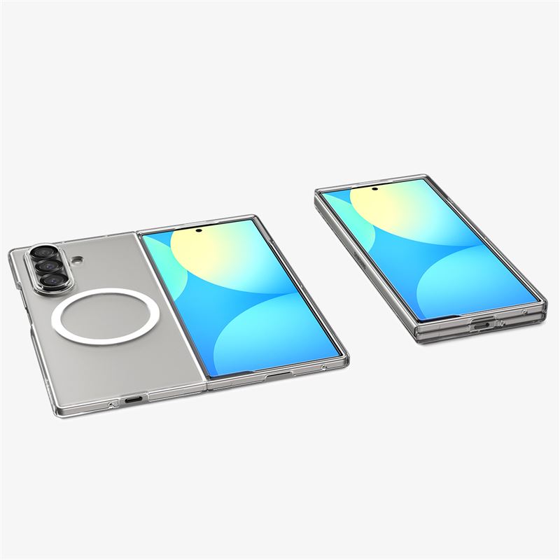 Samsung Galaxy Z Fold 7 Kuori AirSkin MagSafe Clear White