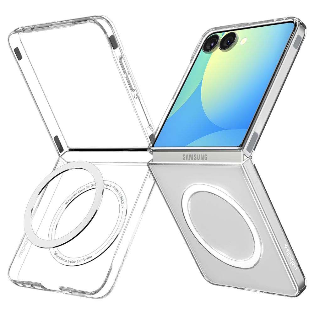 Samsung Galaxy Z Flip 7 Kuori AirSkin MagSafe Clear White