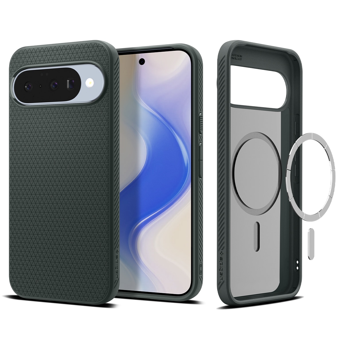 Google Pixel 10 Case Liquid Air MagSafe Abyss Green