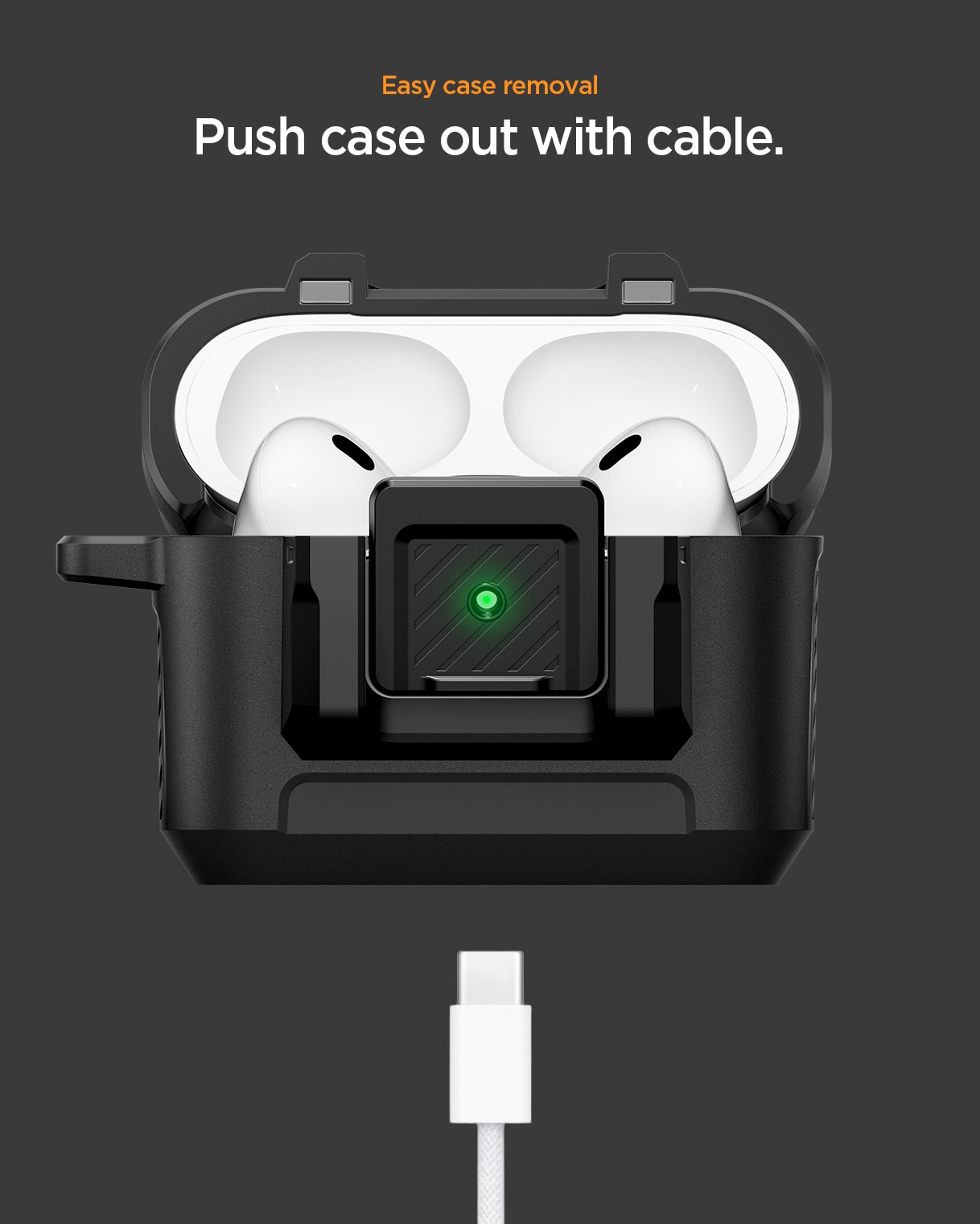 Lock Fit Kouri Apple AirPods Pro 3 Matte Black