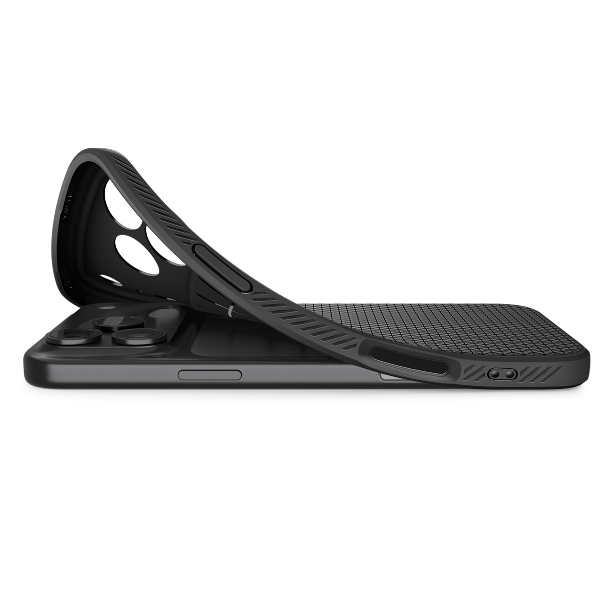 iPhone 17 Pro Case Liquid Air Matte Black