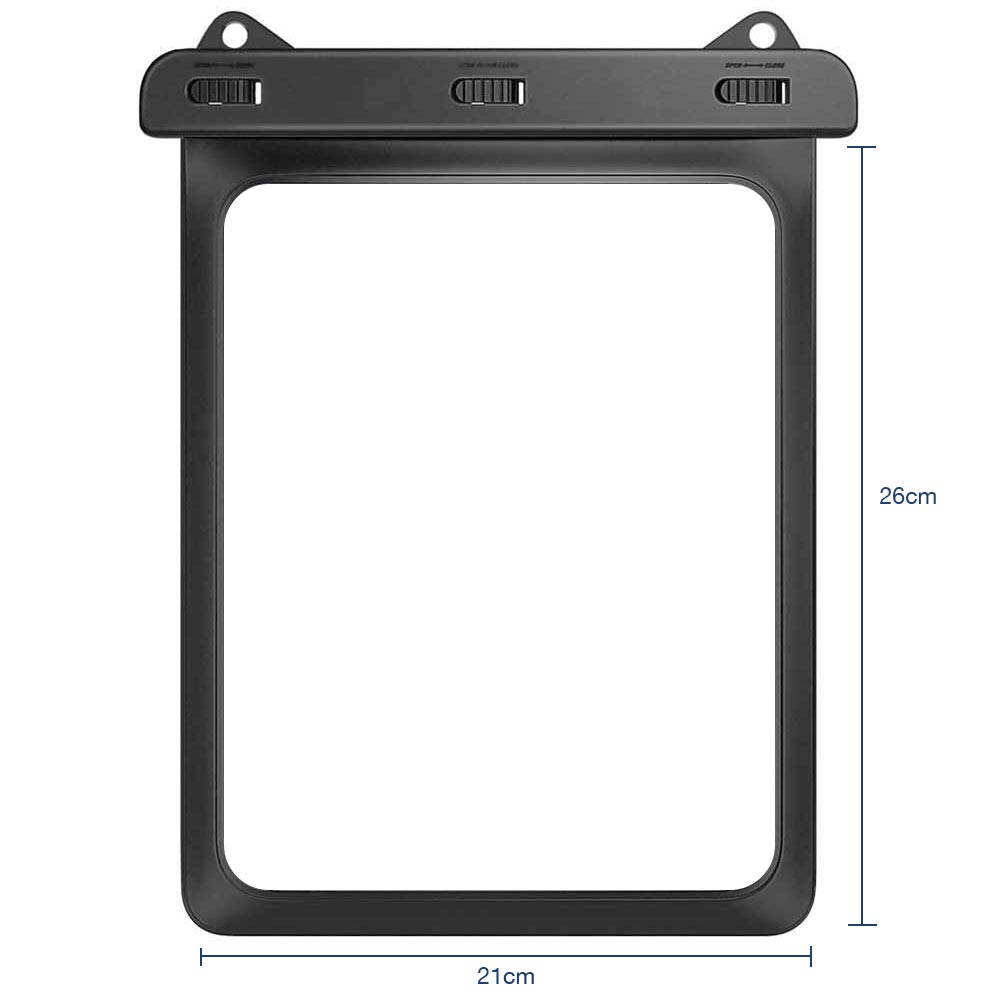 AG-W13 Waterproof Case for Tablets 12" musta