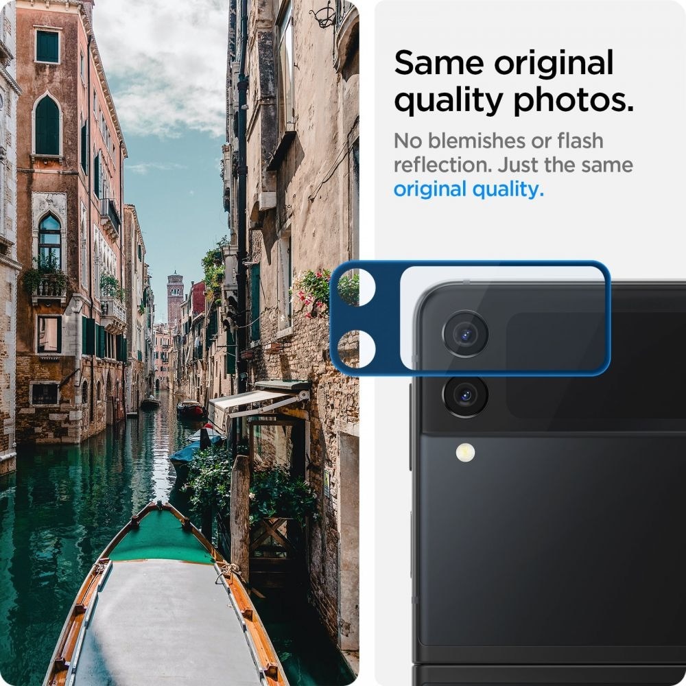 Spigen Kamerasuoja Samsung Galaxy Z Flip 3 Musta