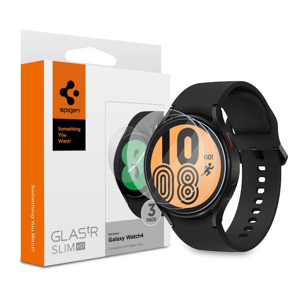 Galaxy Watch 4 44mm Screen Protector GLAS.tR SLIM (3-pack)