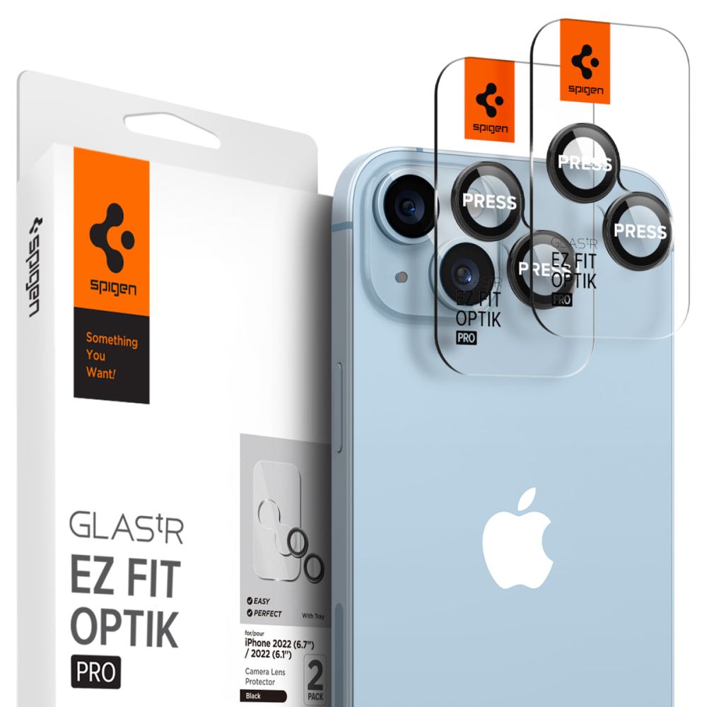 iPhone 14 EZ Fit Optik Pro Lens Protector (2-pack) Black