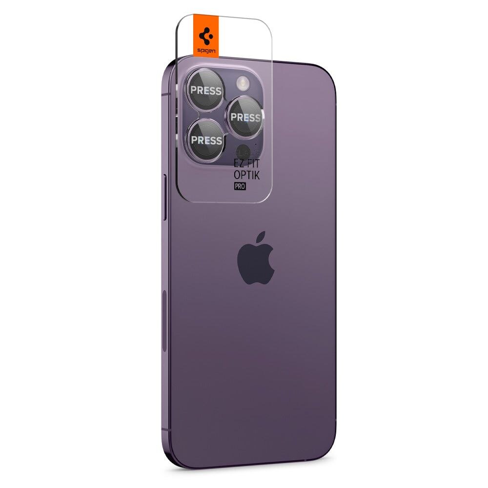 iPhone 14 Pro Max EZ Fit Optik Pro Lens Protector (2-pack) Deep Purple