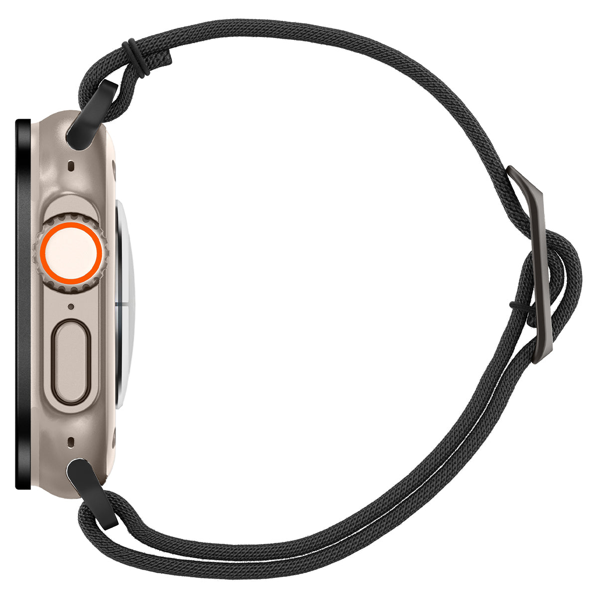 Apple Watch Ultra 49mm Screen Protector Glas.tR Slim Pro musta