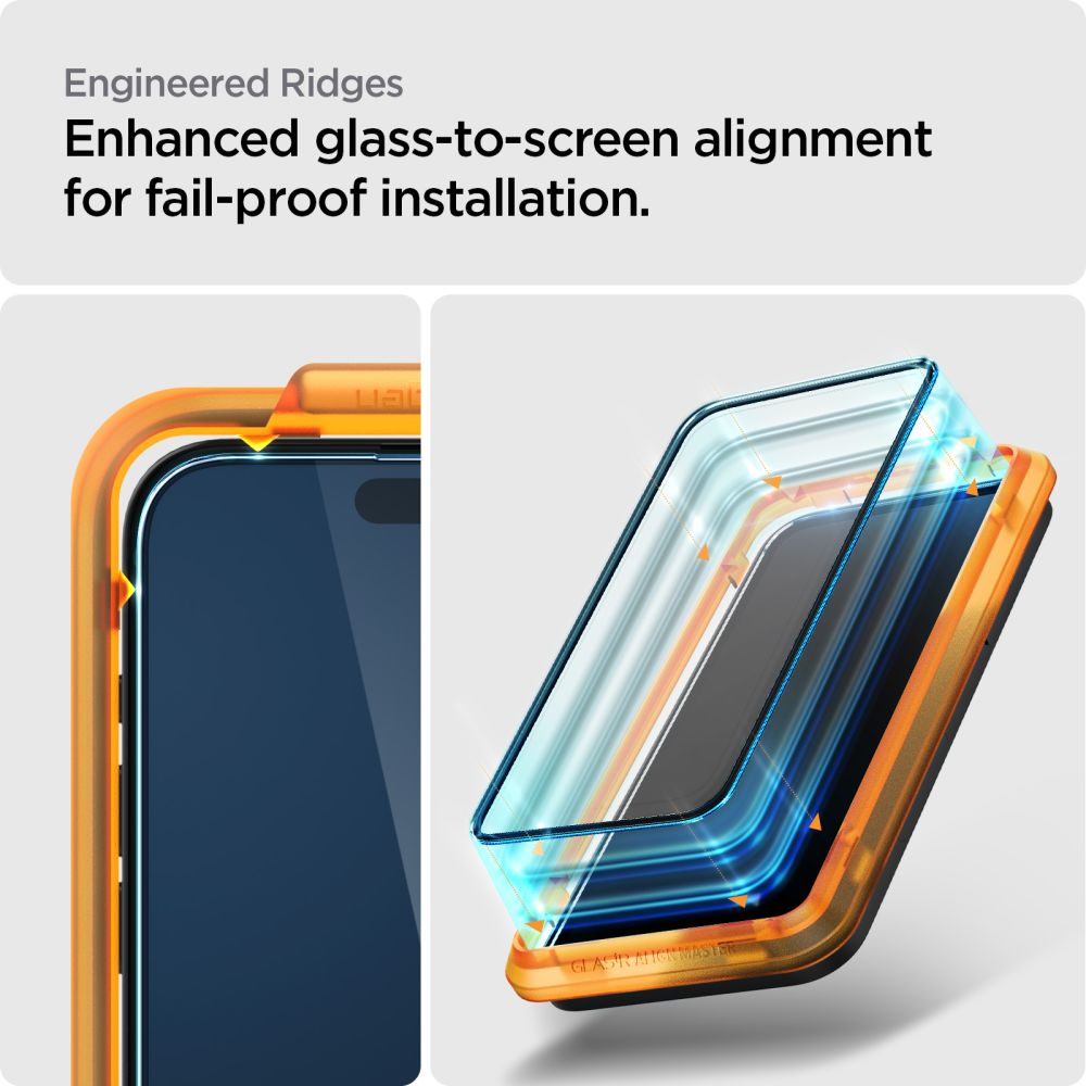 iPhone 15 Pro AlignMaster GLAS.tR Full Cover (2-pack)