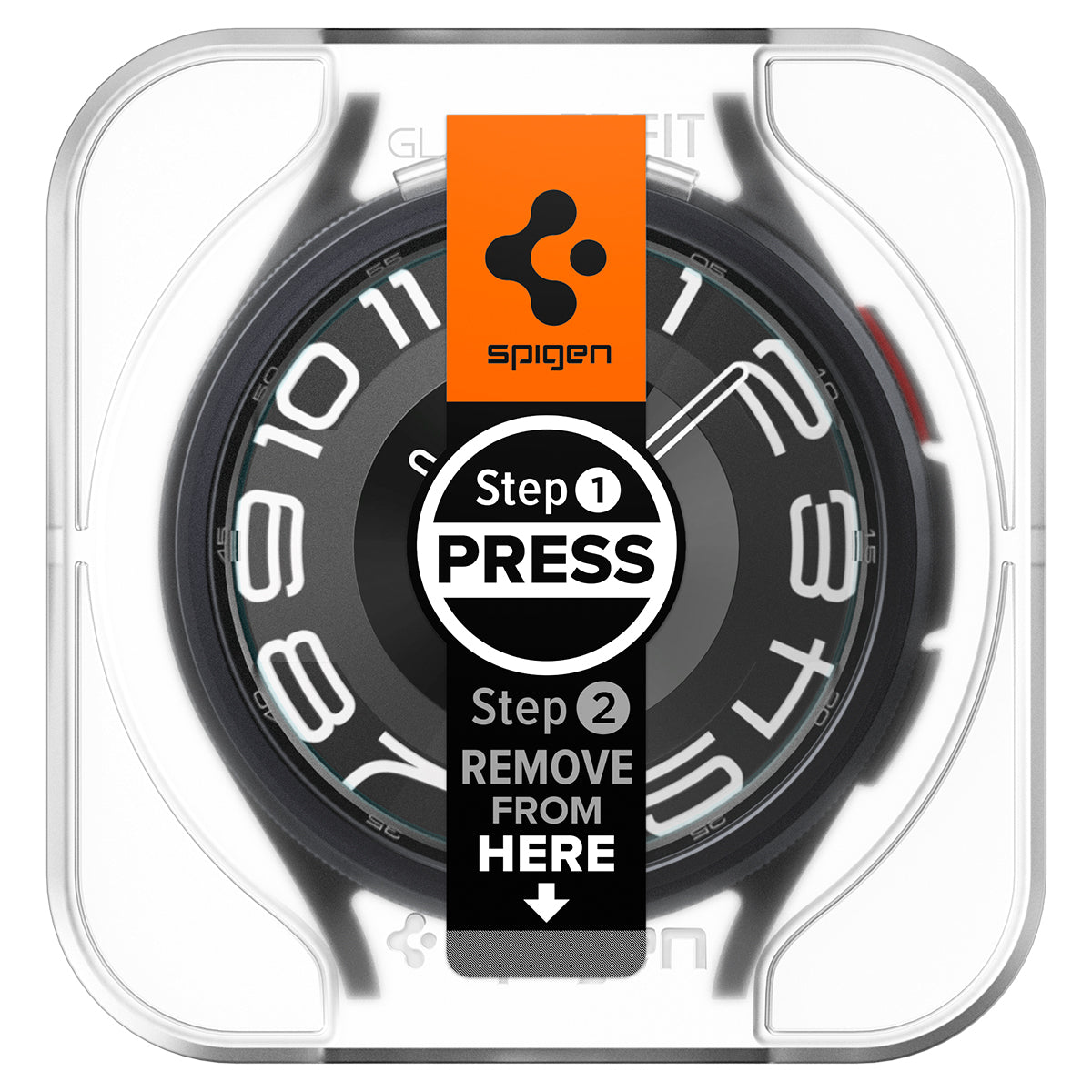 Samsung Galaxy Watch 6 Classic 43mm Screen Protector EZ Fit GLAS.tR (2-pack)