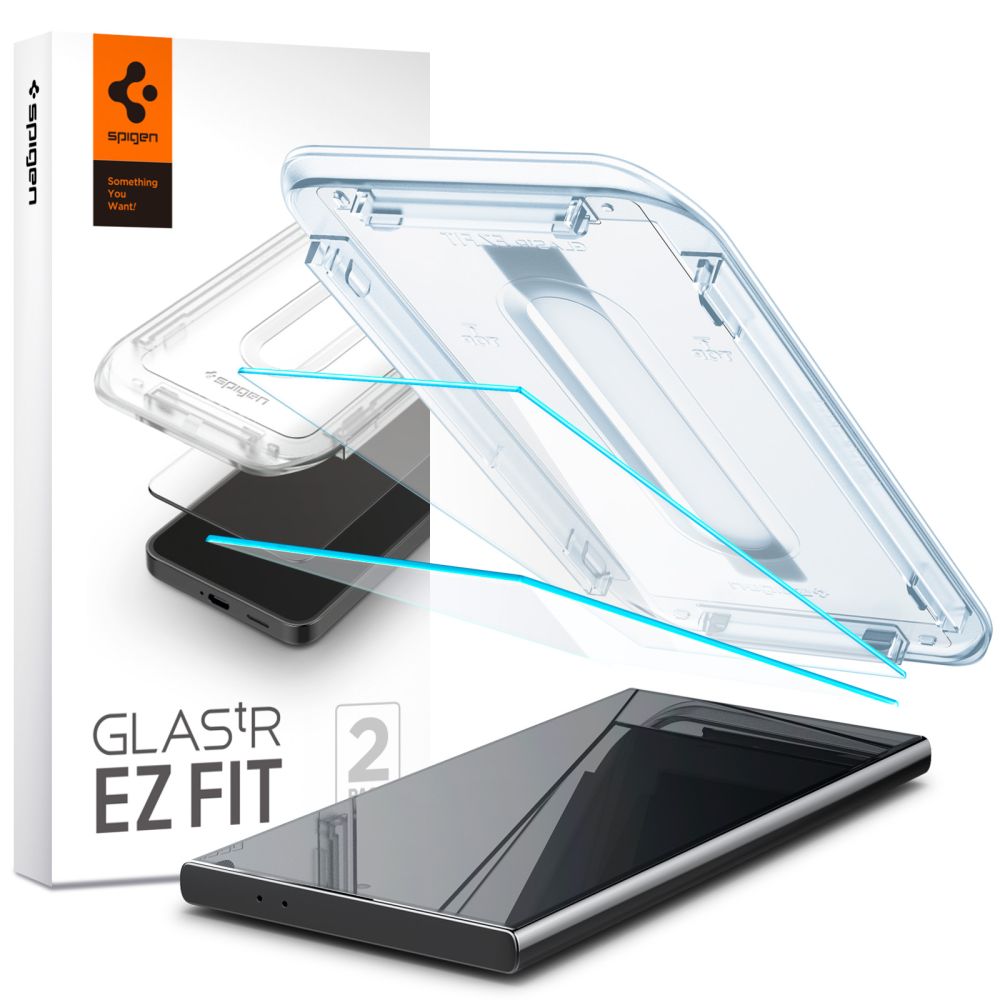 Samsung Galaxy S24 Ultra Screen Protector GLAS.tR EZ Fit (2-pack)
