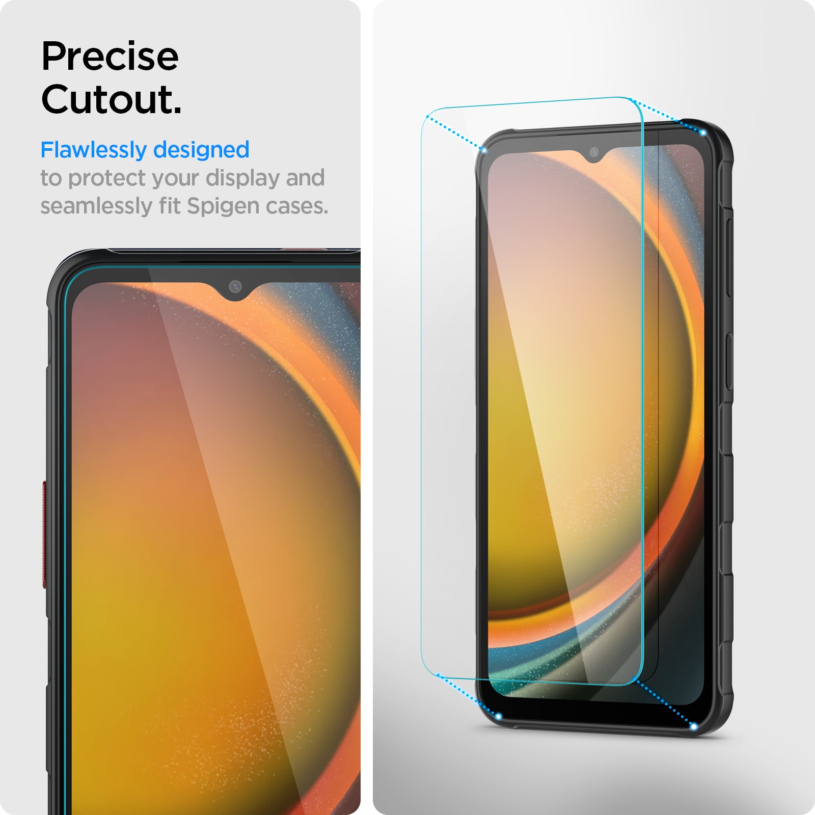 Samsung Galaxy Xcover 7 Pro Screen Protector GLAS.tR SLIM (2-pack)