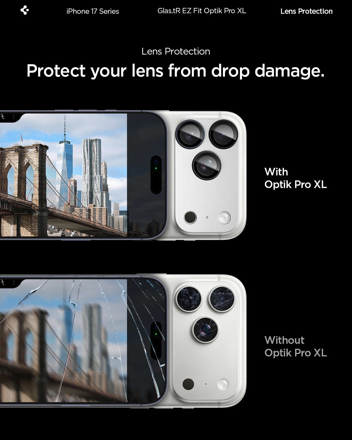 iPhone 17 Pro Glas.tR EZ Fit Optik Pro XL  Hopea