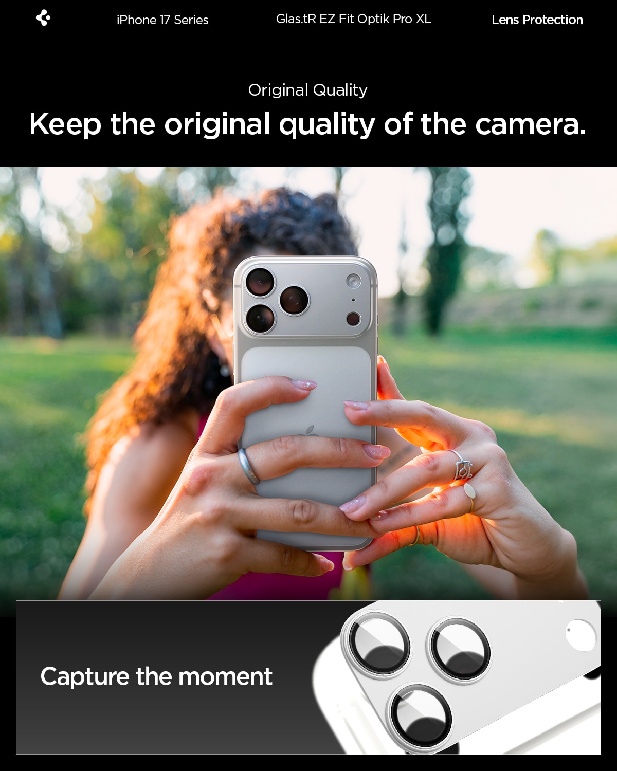 iPhone 17 Pro Max Glas.tR EZ Fit Optik Pro XL  Hopea