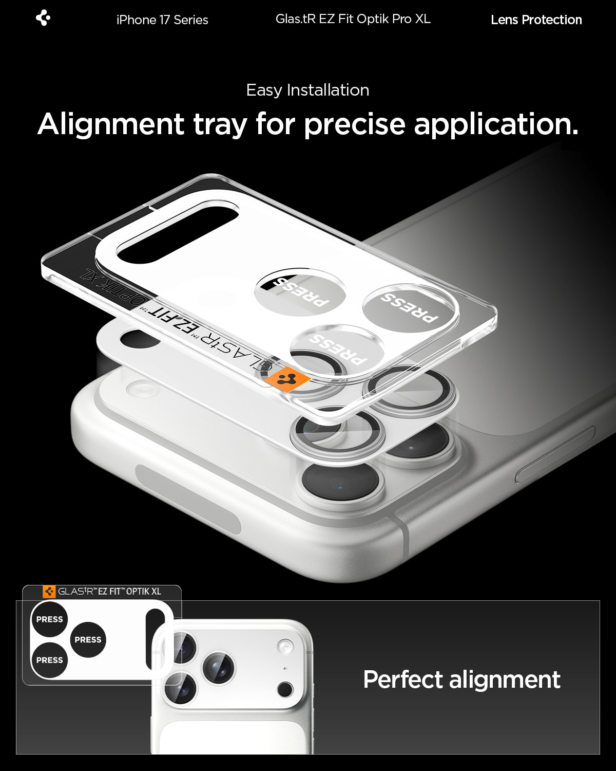 iPhone 17 Pro Max Glas.tR EZ Fit Optik Pro XL  Hopea