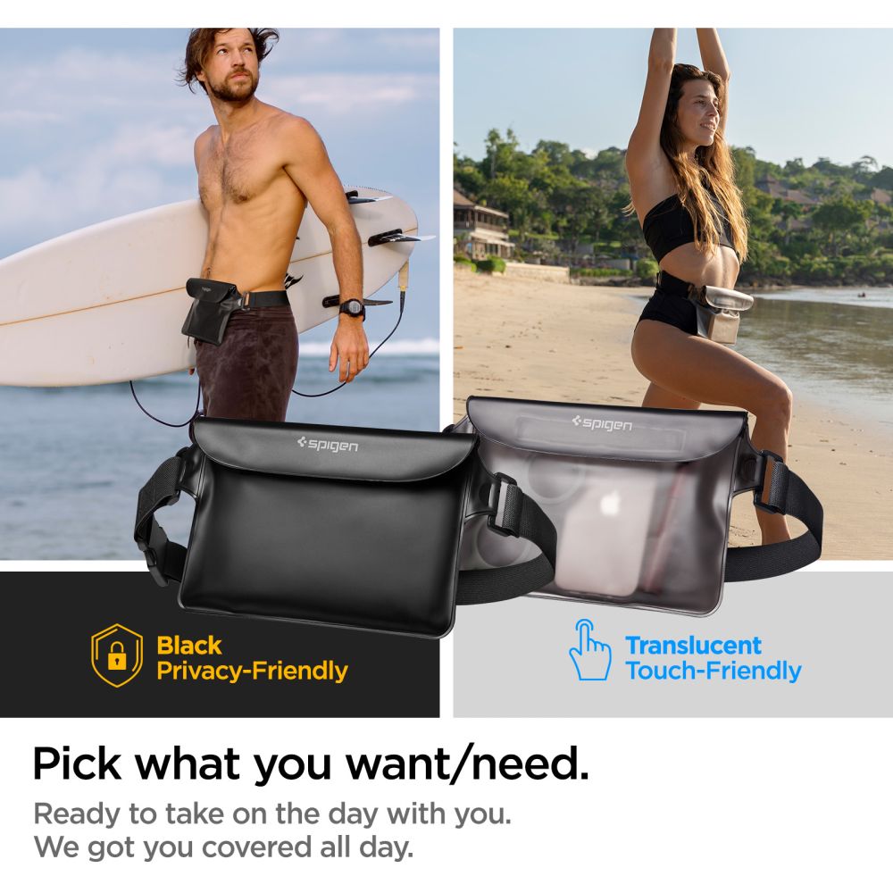 A620 Universal Aqua Shield WaterProof Waist Bag Musta