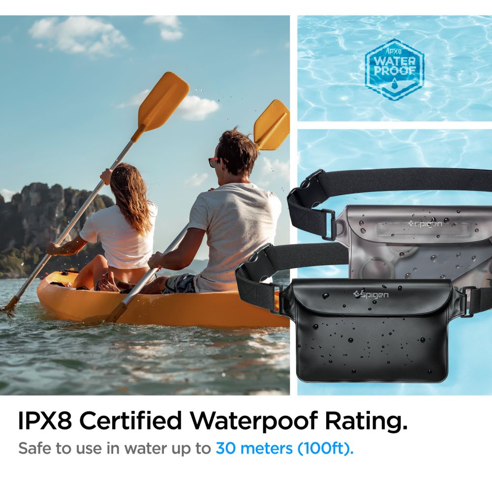 A620 Universal Aqua Shield WaterProof Waist Bag Musta
