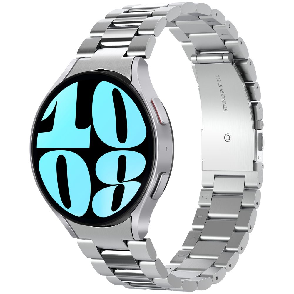 Samsung Galaxy Watch 6 44mm Modern Full-Fit Metal Band Silver