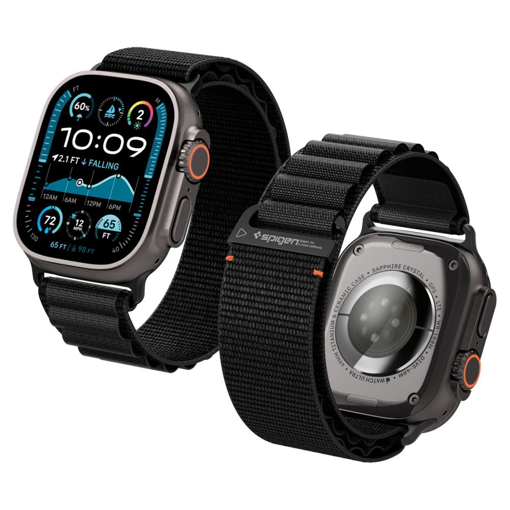 WBF1 Band Apple Watch Series 4-6 44mm Musta