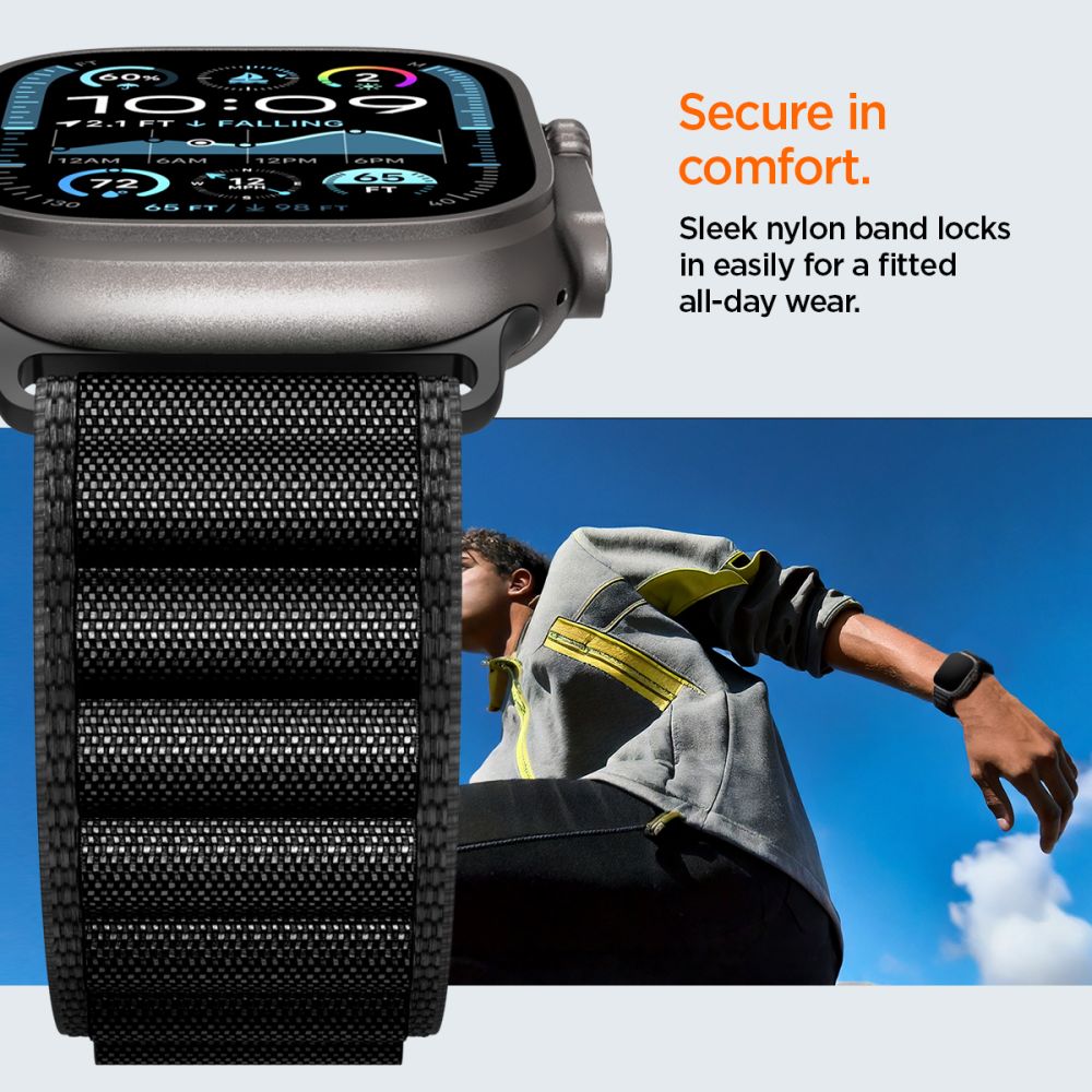 WBF1 Band Apple Watch Series 4-6 44mm Musta