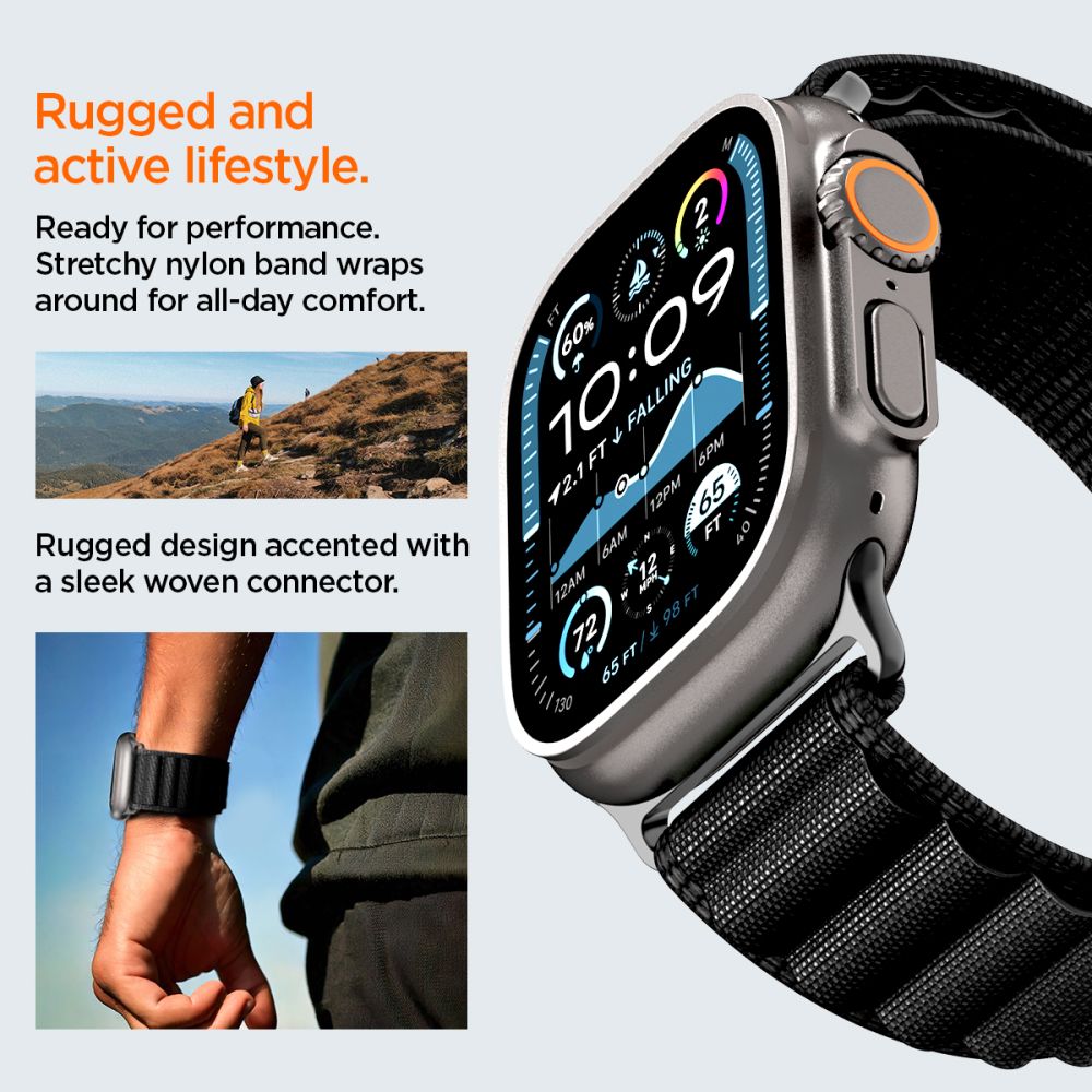 WBF1 Band Apple Watch Series 4-6 44mm Musta