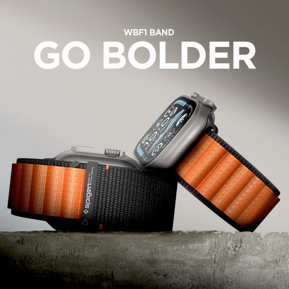 WBF1 Band Apple Watch Series 4-6 44mm Oranssi