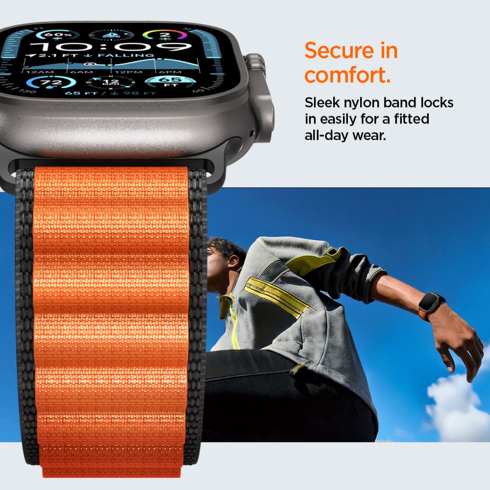 WBF1 Band Apple Watch Series 4-6 44mm Oranssi