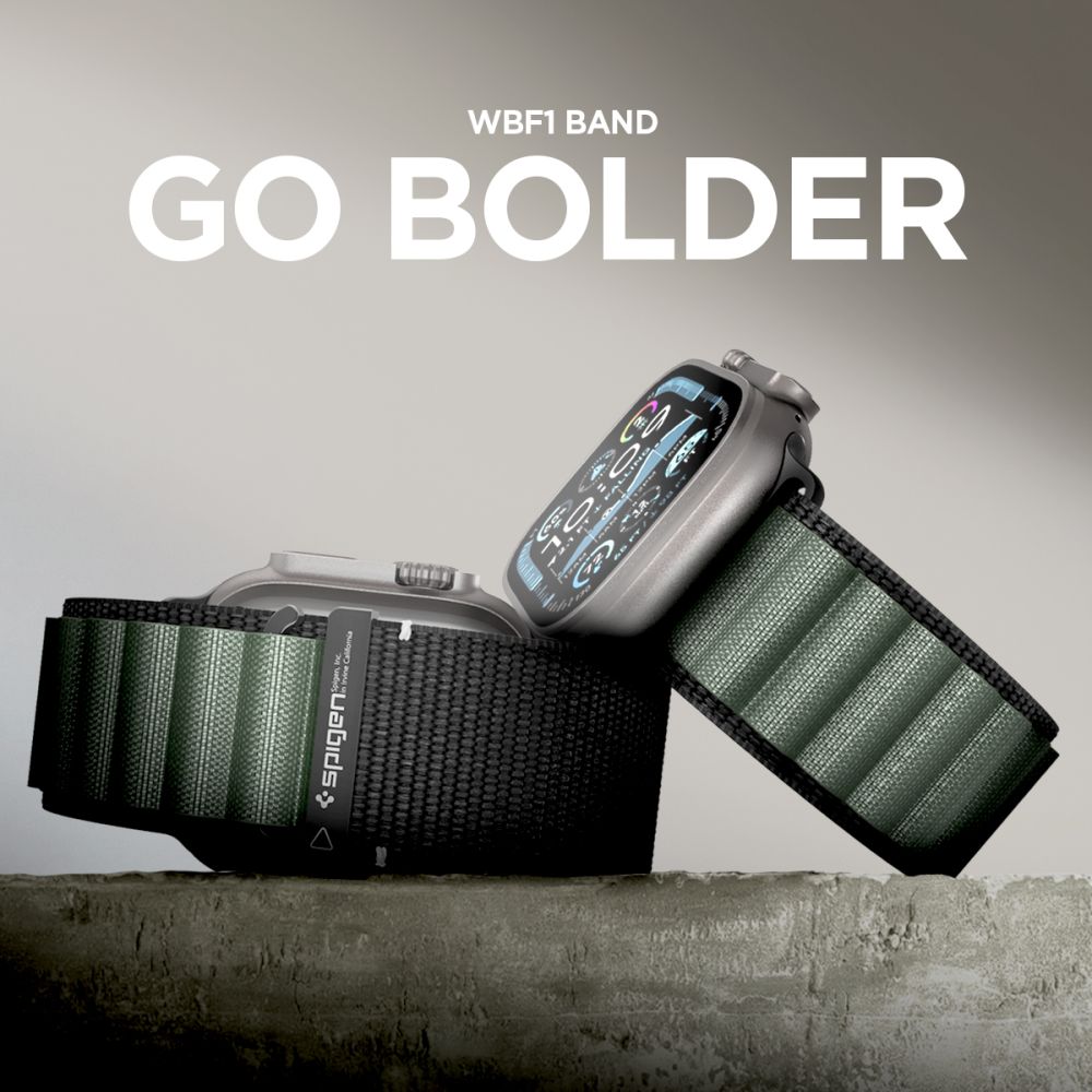 WBF1 Band Apple Watch Series 4-6 44mm Vihreä