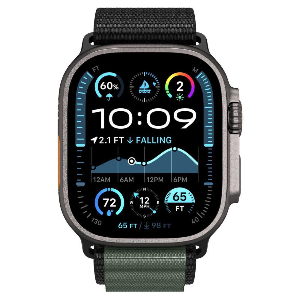WBF1 Band Apple Watch Series 4-6 44mm Vihreä