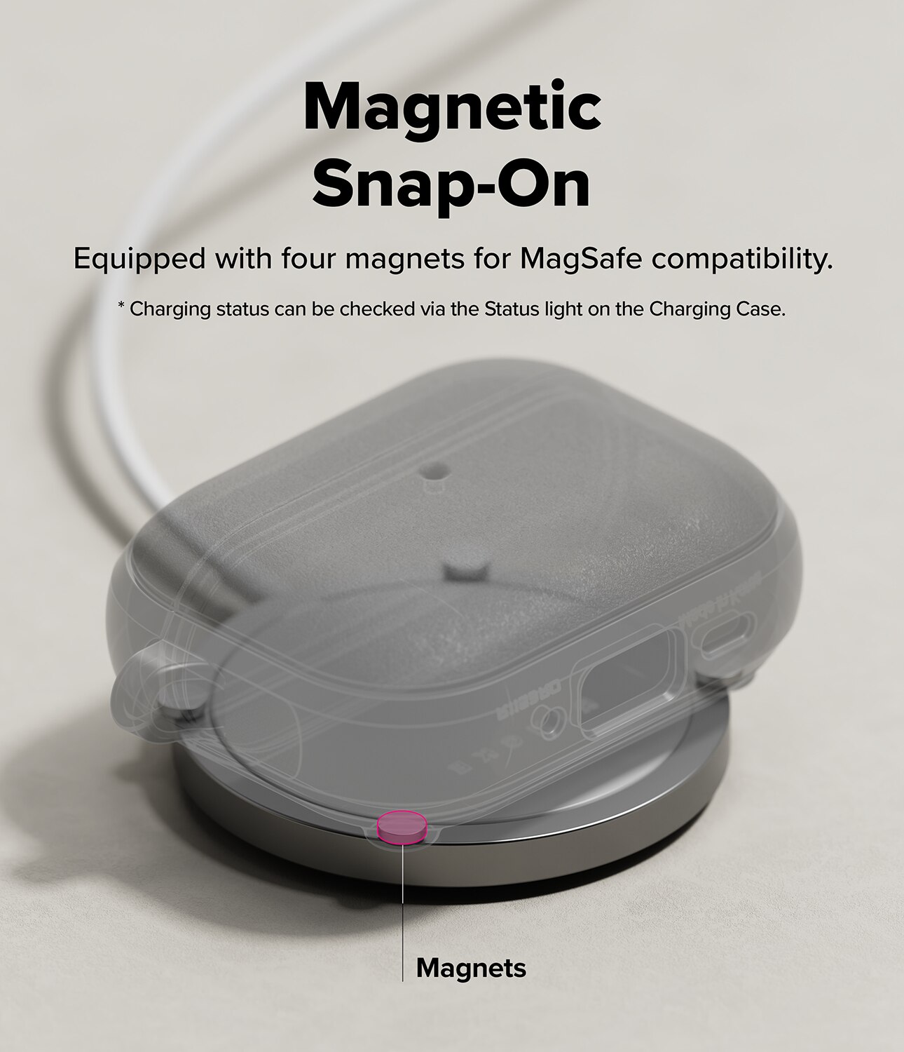 Onyx Magnetic Case Apple AirPods Pro 3 Musta