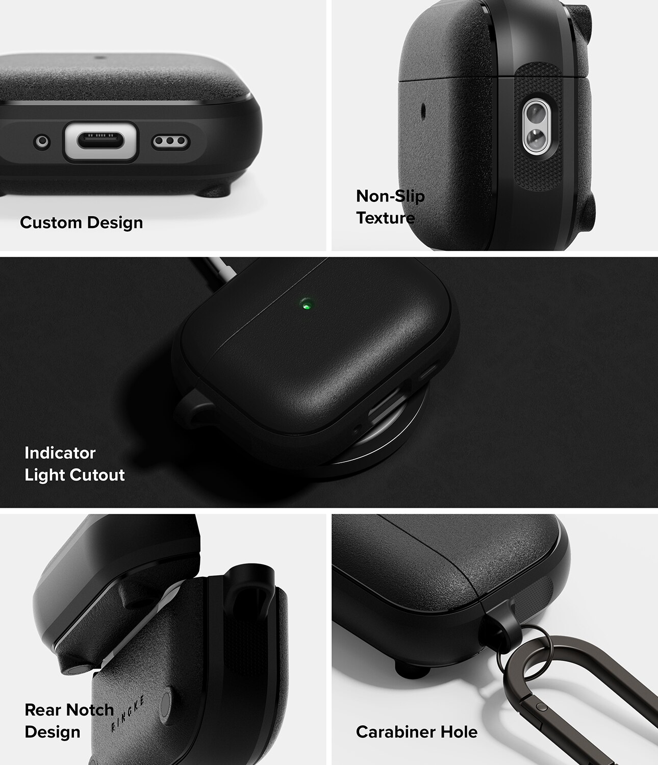 Onyx Magnetic Case Apple AirPods Pro 3 Musta