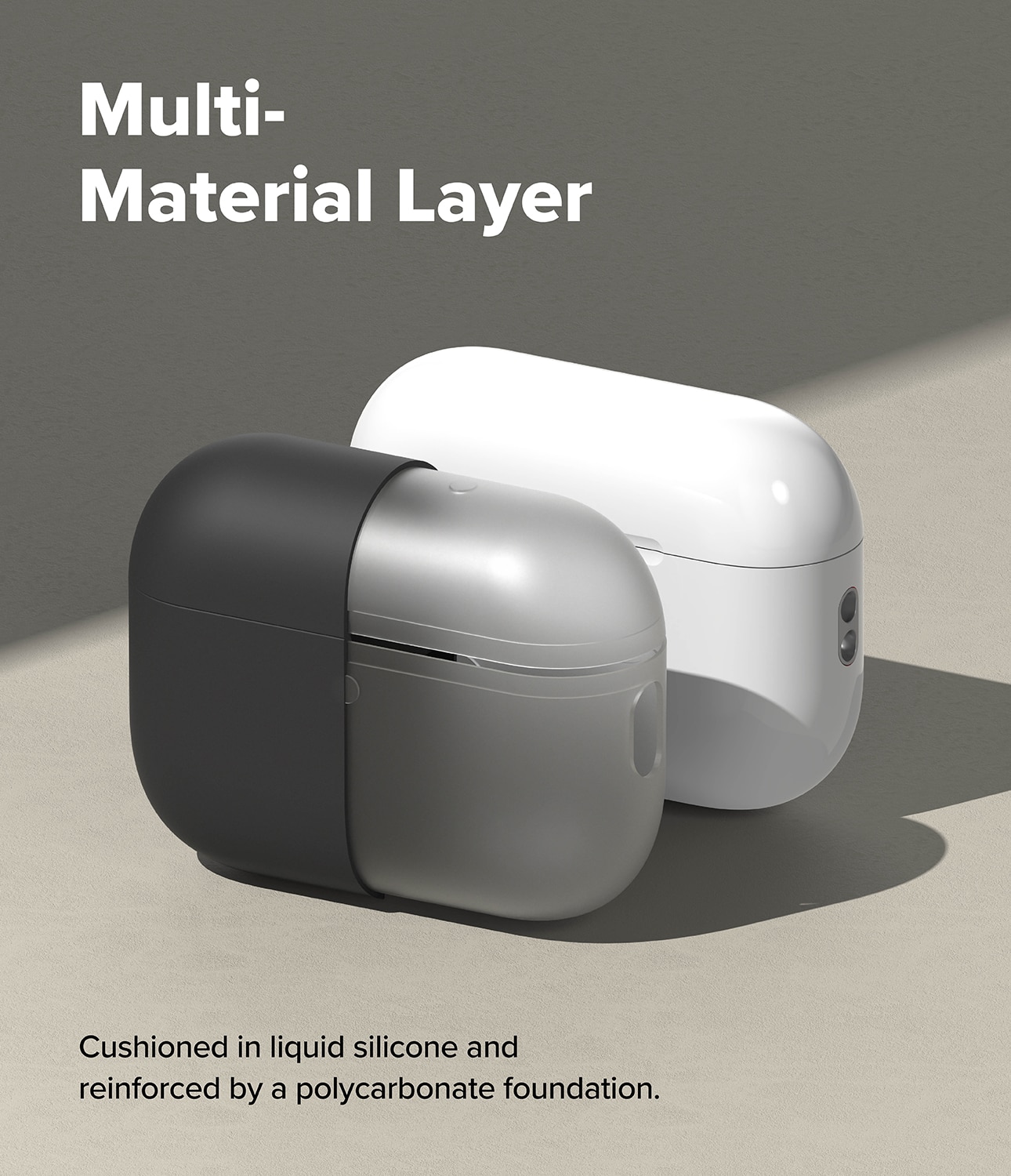 Silicone Kuori Apple AirPods Pro 3 Black