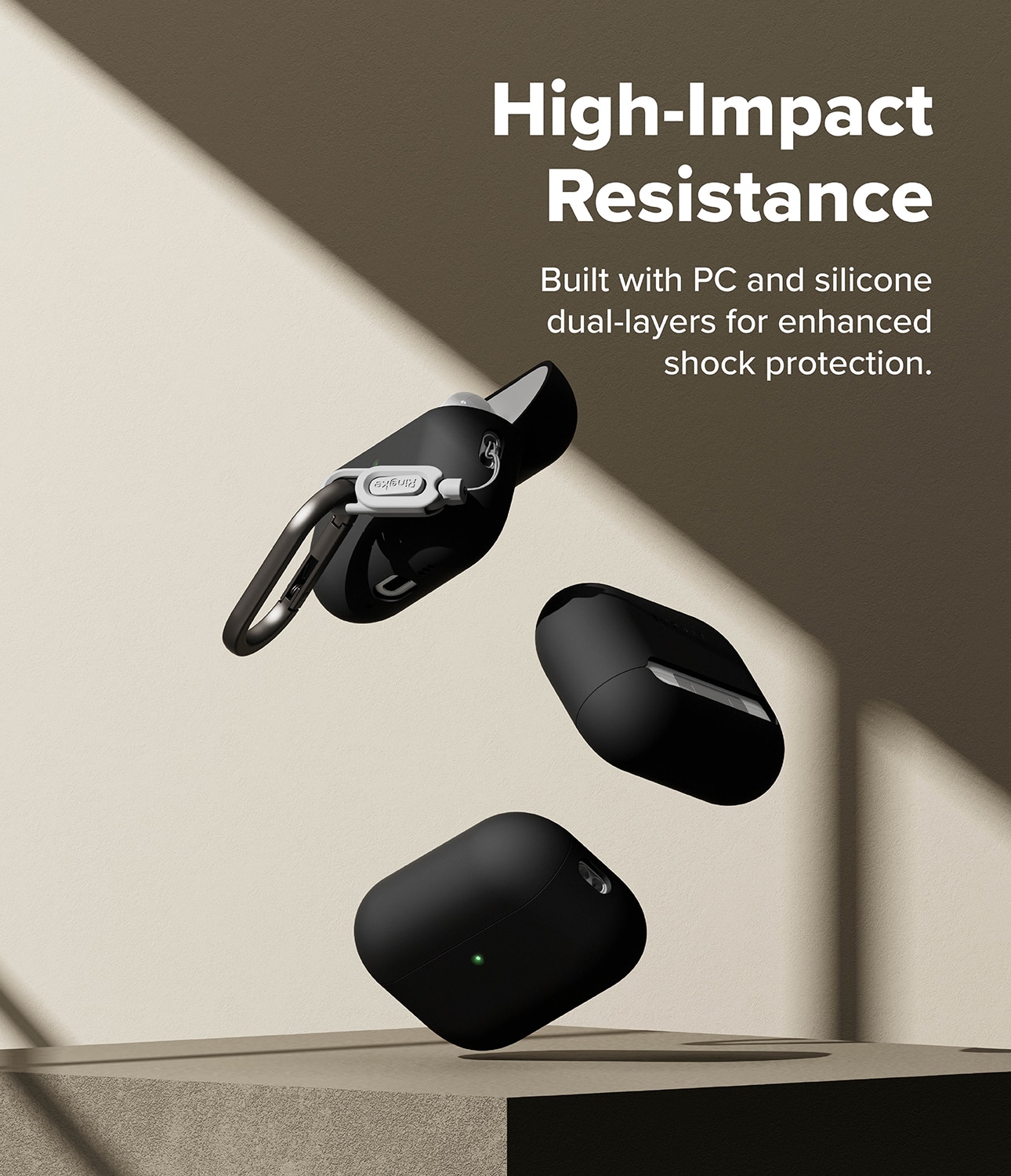 Silicone Kuori Apple AirPods Pro 3 Black