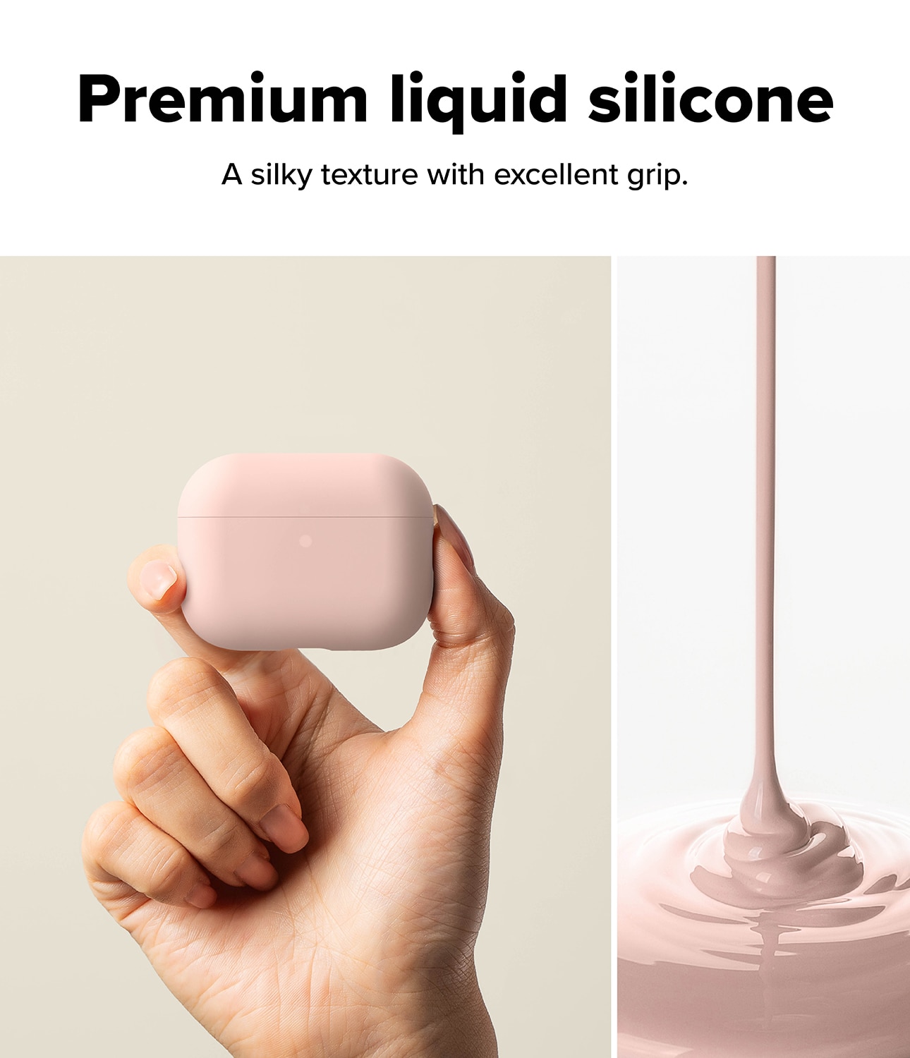 Silicone Kuori Apple AirPods Pro 3 Pink