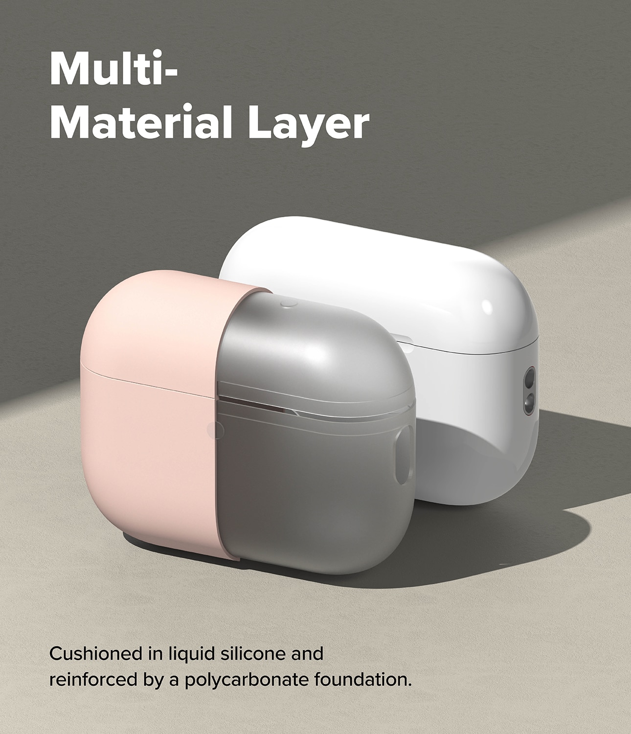 Silicone Kuori Apple AirPods Pro 3 Pink