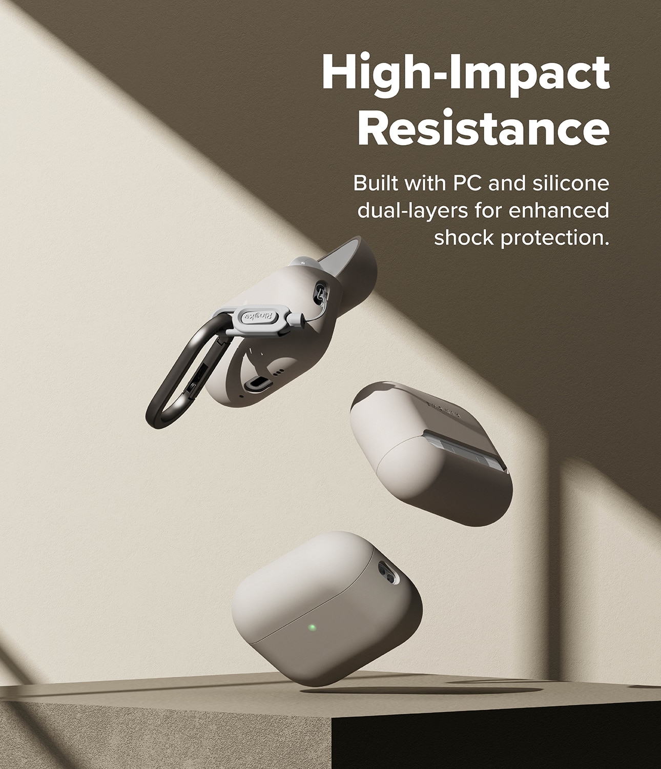 Silicone Kuori Apple AirPods Pro 3 Stone