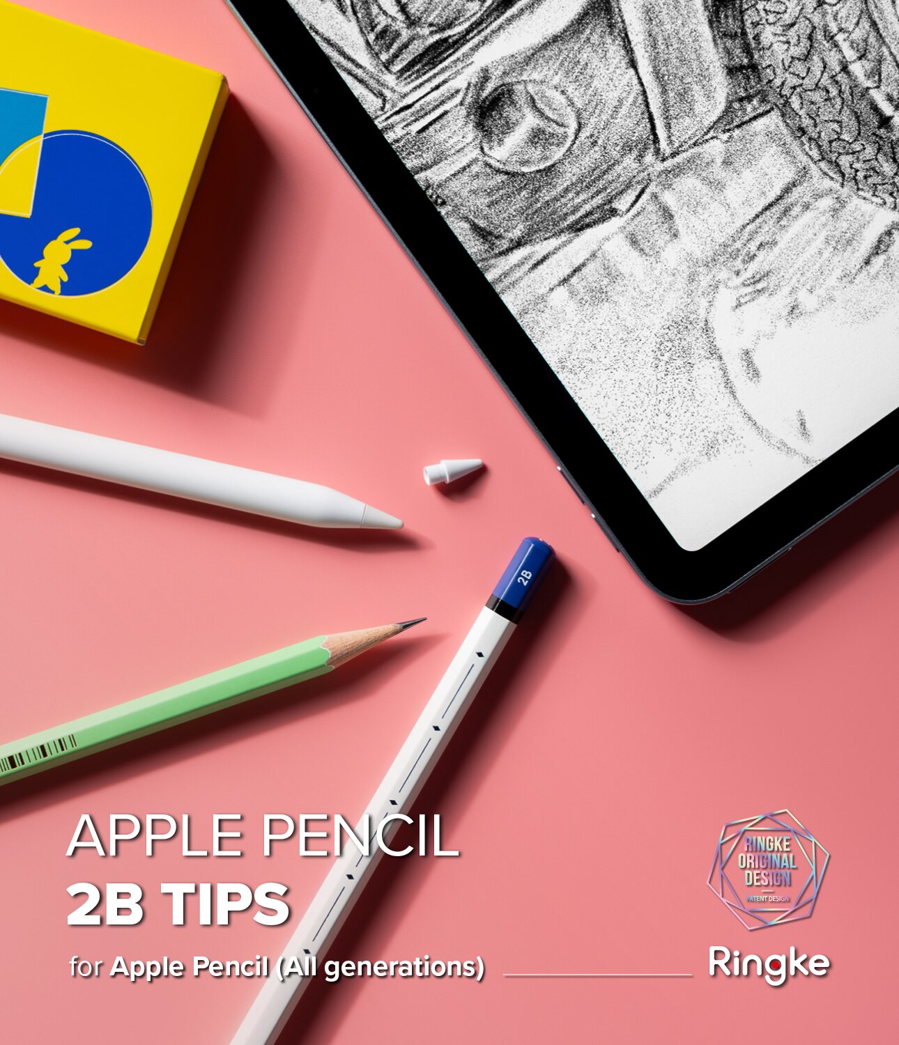 2B TipApple Pencil (3-pack) valkoinen