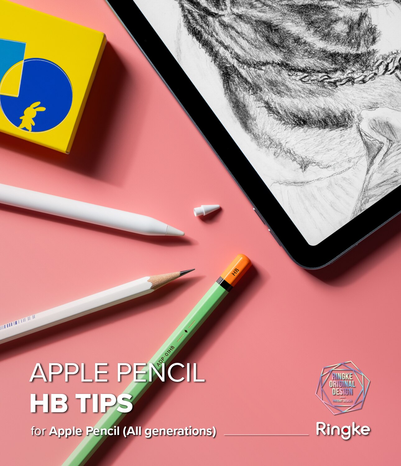 HB TipApple Pencil (3-pack) valkoinen