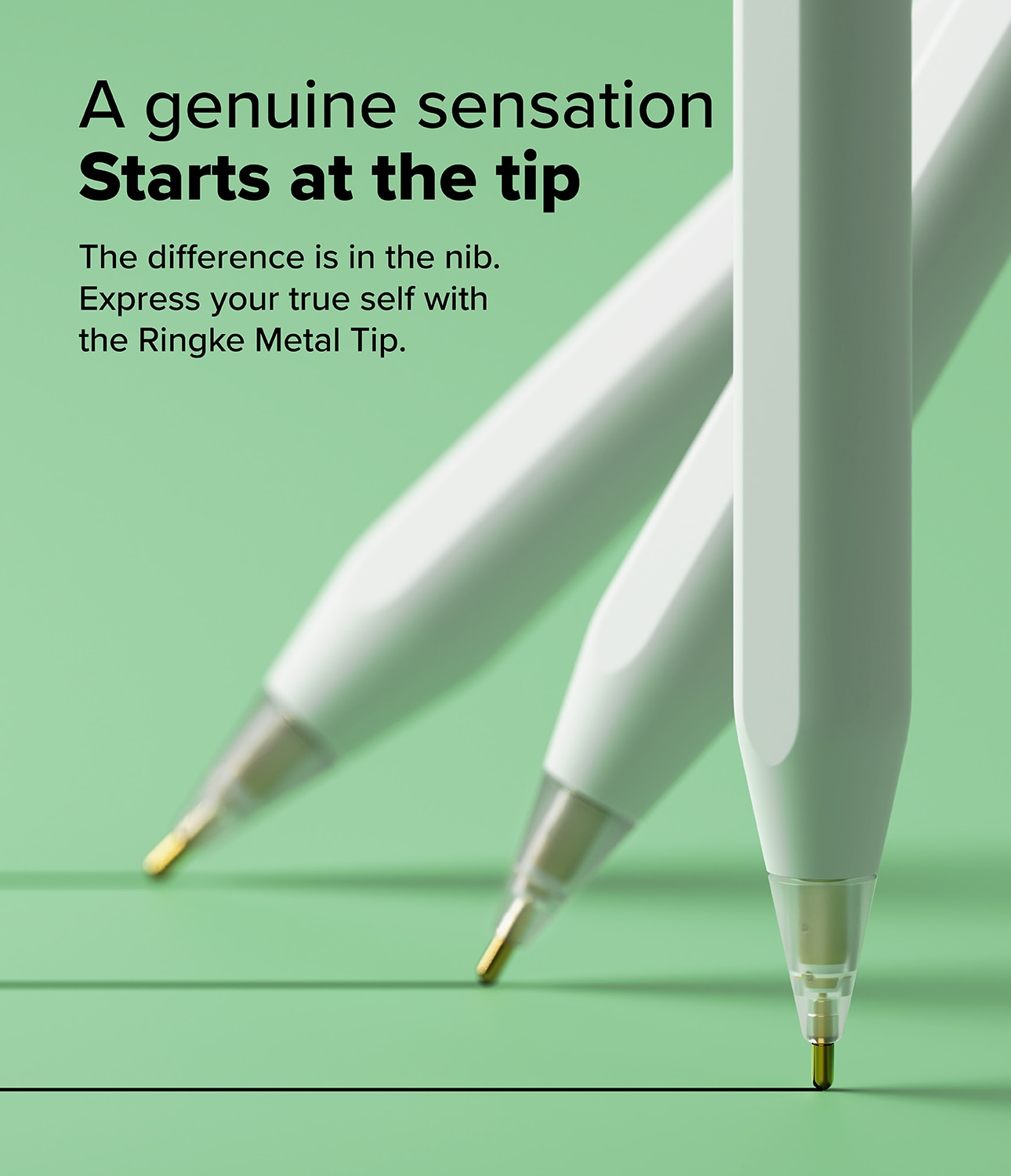 Metal TipApple Pencil (3-pack) valkoinen