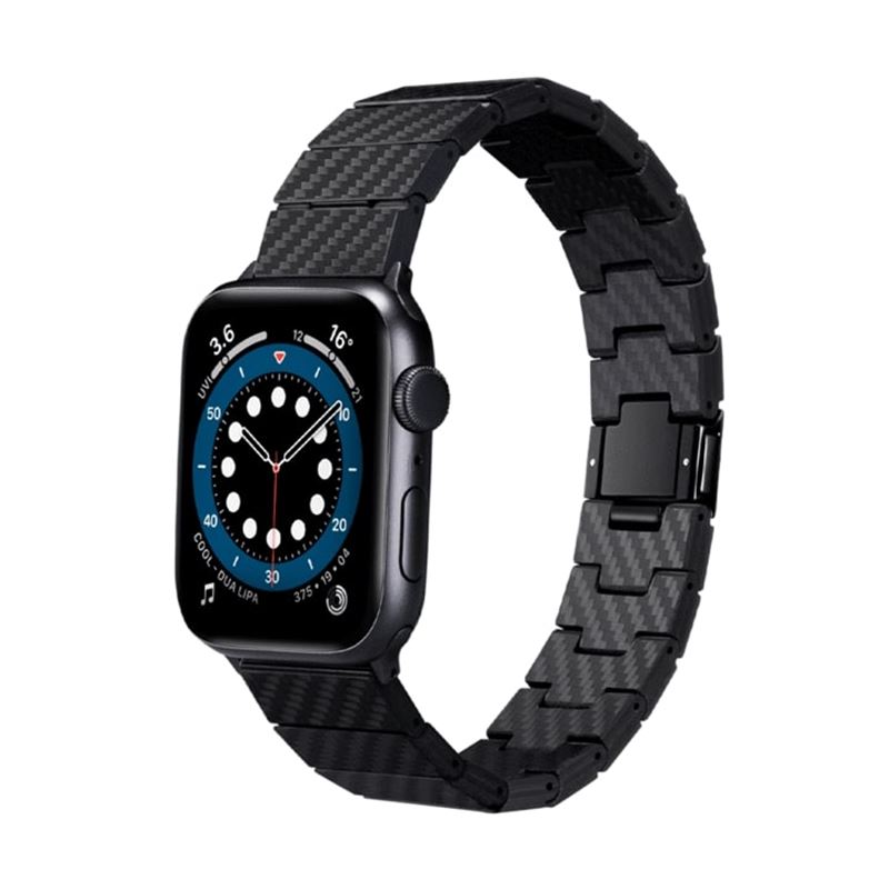 Apple Watch 42/44/45 mm Ranneke Modern Carbon Fiber Black