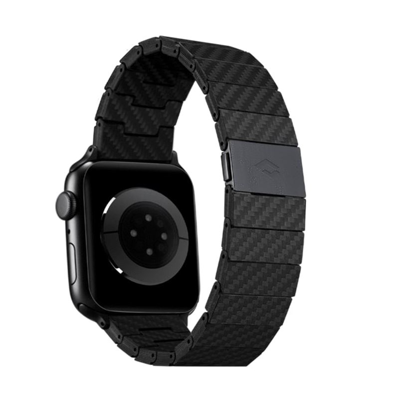 Apple Watch 44mm Ranneke Modern Carbon Fiber Black