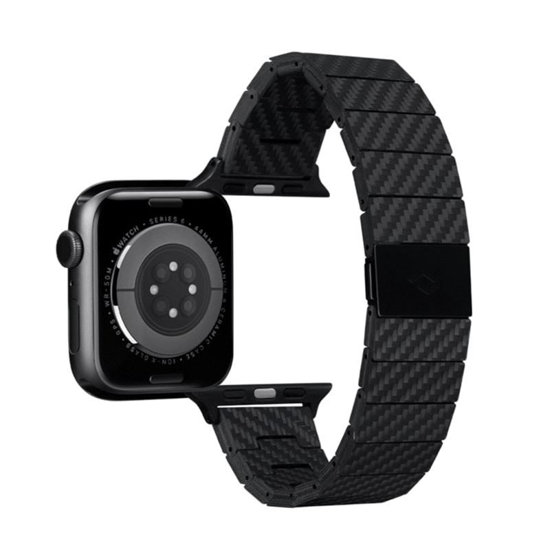 Apple Watch 44mm Ranneke Modern Carbon Fiber Black