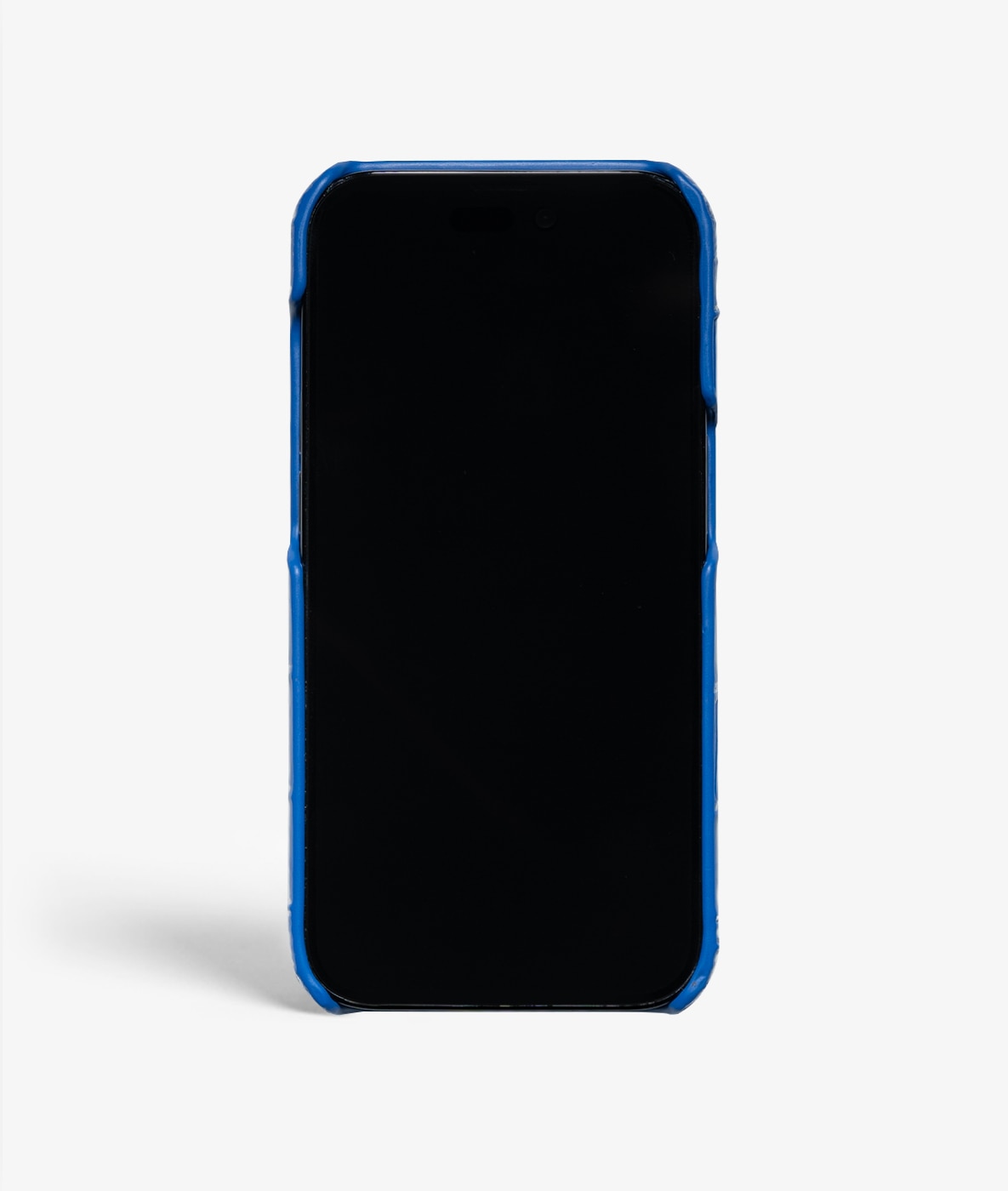 Kuori iPhone 14 Pro Max Croco Sininen